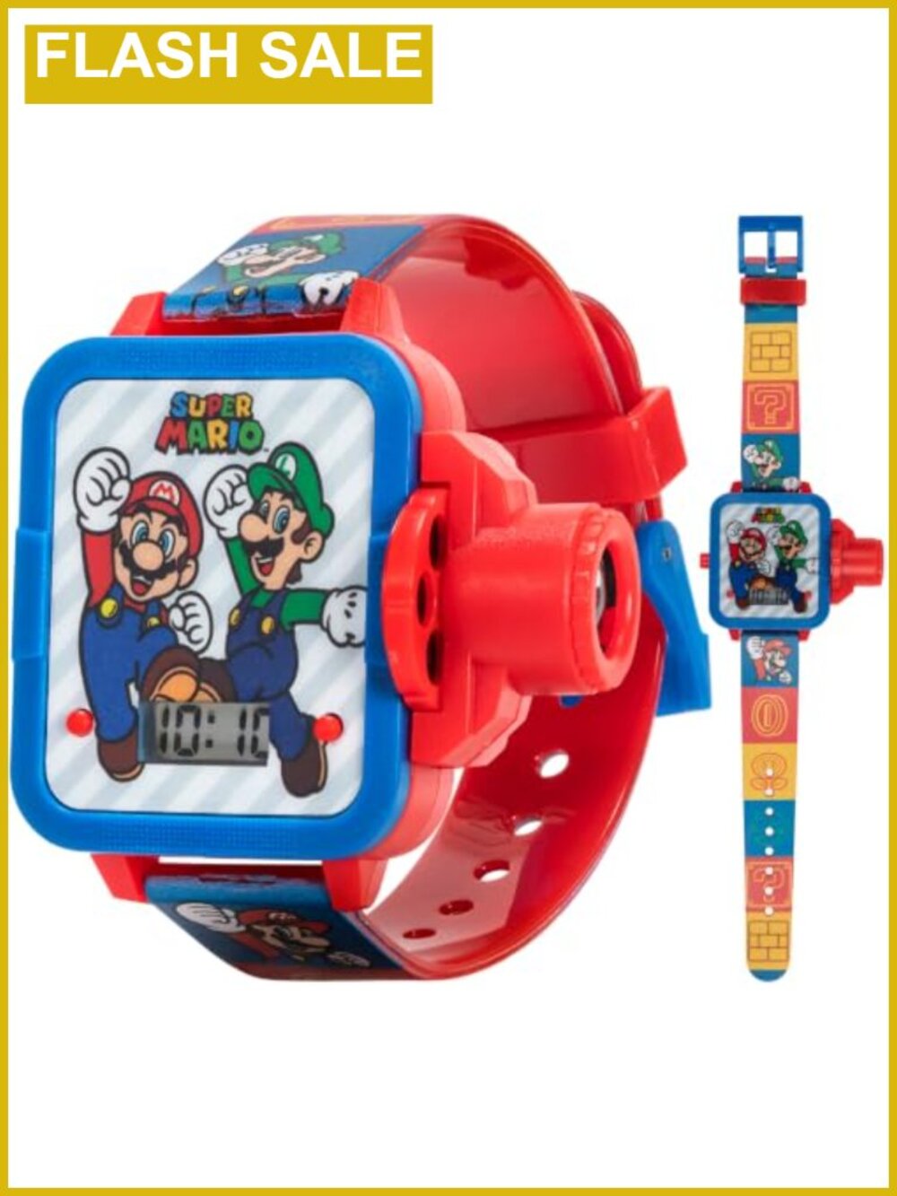 Super Mario Boys LCD Projection Watch 6 Character Images